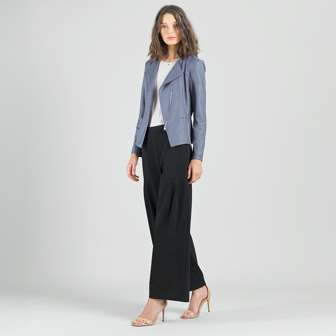 Clara Sunwoo Special Offer - Liquid Leather™ Signature Jacket - Charcoal - Limited Sizes