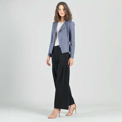 Clara Sunwoo Special Offer - Liquid Leather™ Signature Jacket - Charcoal - Limited Sizes