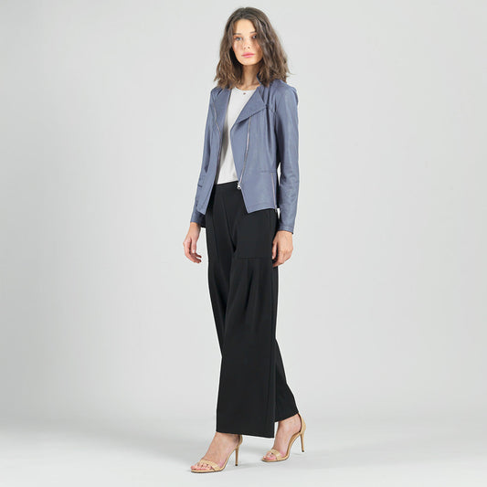 Clara Sunwoo Special Offer - Liquid Leather™ Signature Jacket - Charcoal - Limited Sizes