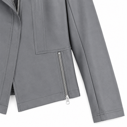 Clara Sunwoo Special Offer - Liquid Leather™ Signature Jacket - Charcoal - Limited Sizes