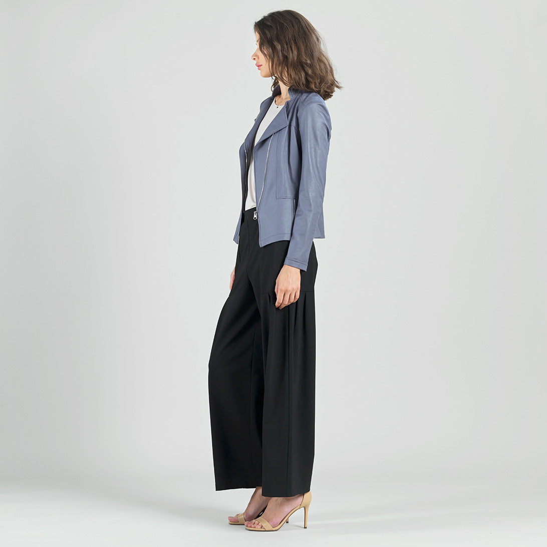 Clara Sunwoo Special Offer - Liquid Leather™ Signature Jacket - Charcoal - Limited Sizes