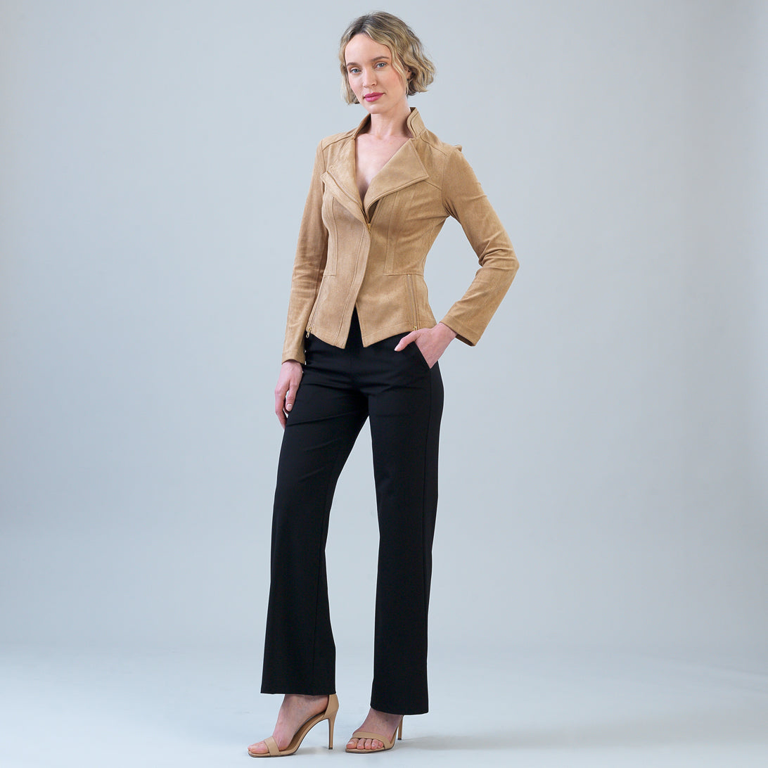 Clara Sunwoo New - Soft Suede - Signature Jacket - Sand