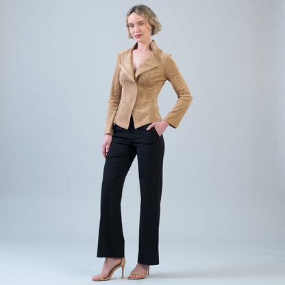 Clara Sunwoo New - Soft Suede - Signature Jacket - Sand