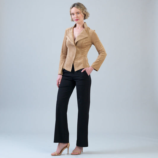 Clara Sunwoo New - Soft Suede - Signature Jacket - Sand
