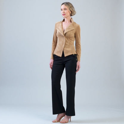 Clara Sunwoo New - Soft Suede - Signature Jacket - Sand
