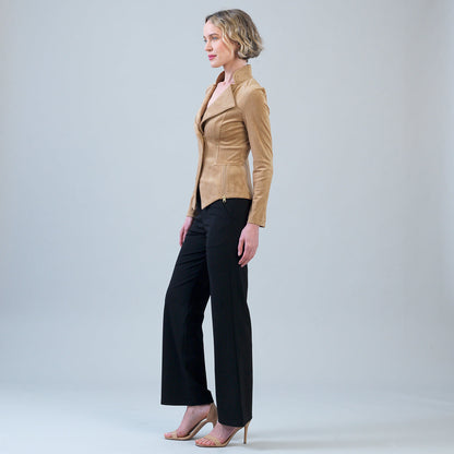 Clara Sunwoo New - Soft Suede - Signature Jacket - Sand