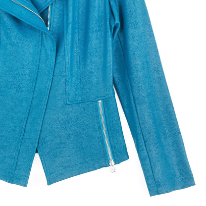 Clara Sunwoo Featured - Liquid Leather™ Signature Jacket - Teal