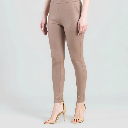 Clara Sunwoo Best Price - Liquid Leather™ Signature Skinny Pocket Pant - Taupe - Final Sale
