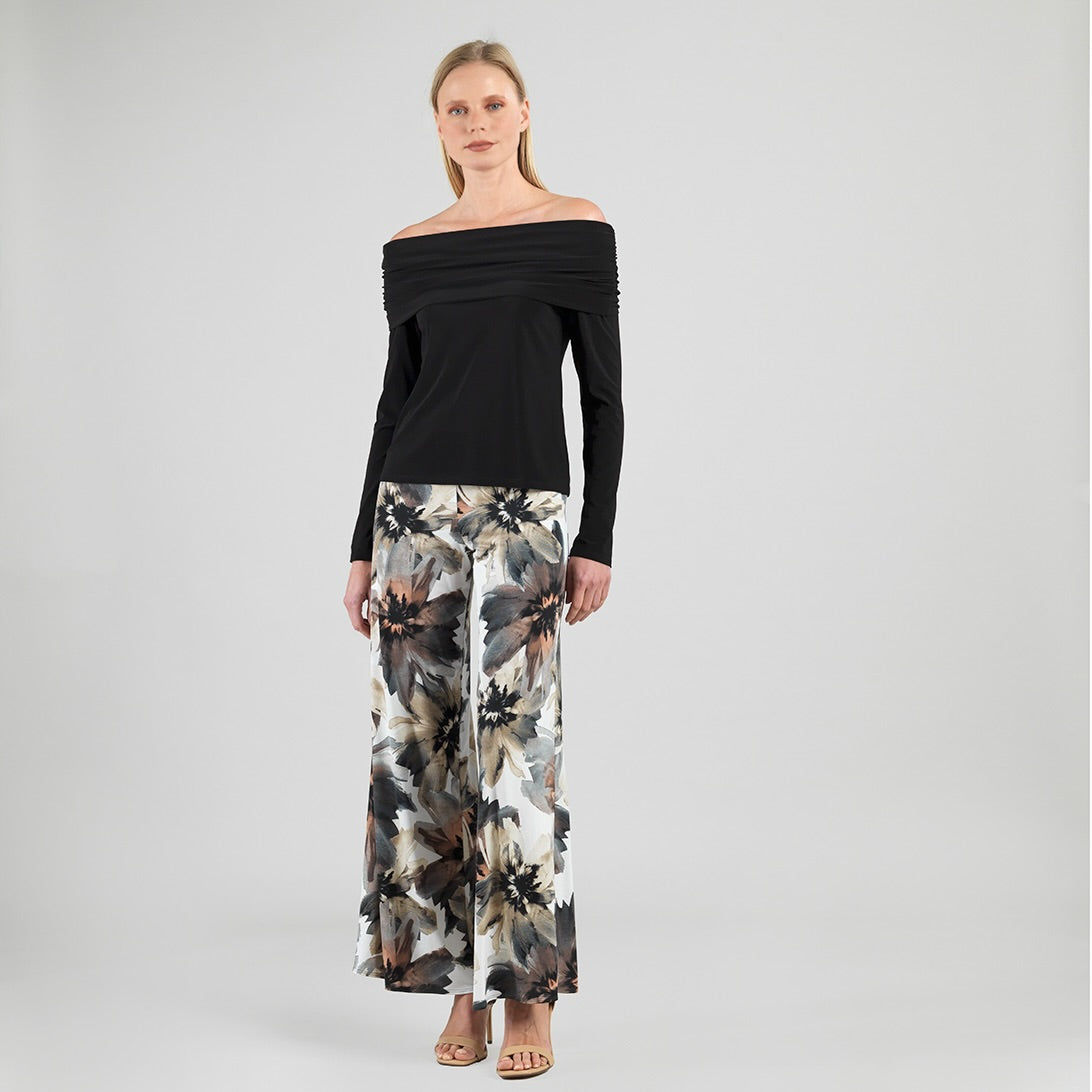 Clara Sunwoo Deals - Ruched Off-Shoulder Top - Black - Final Sale