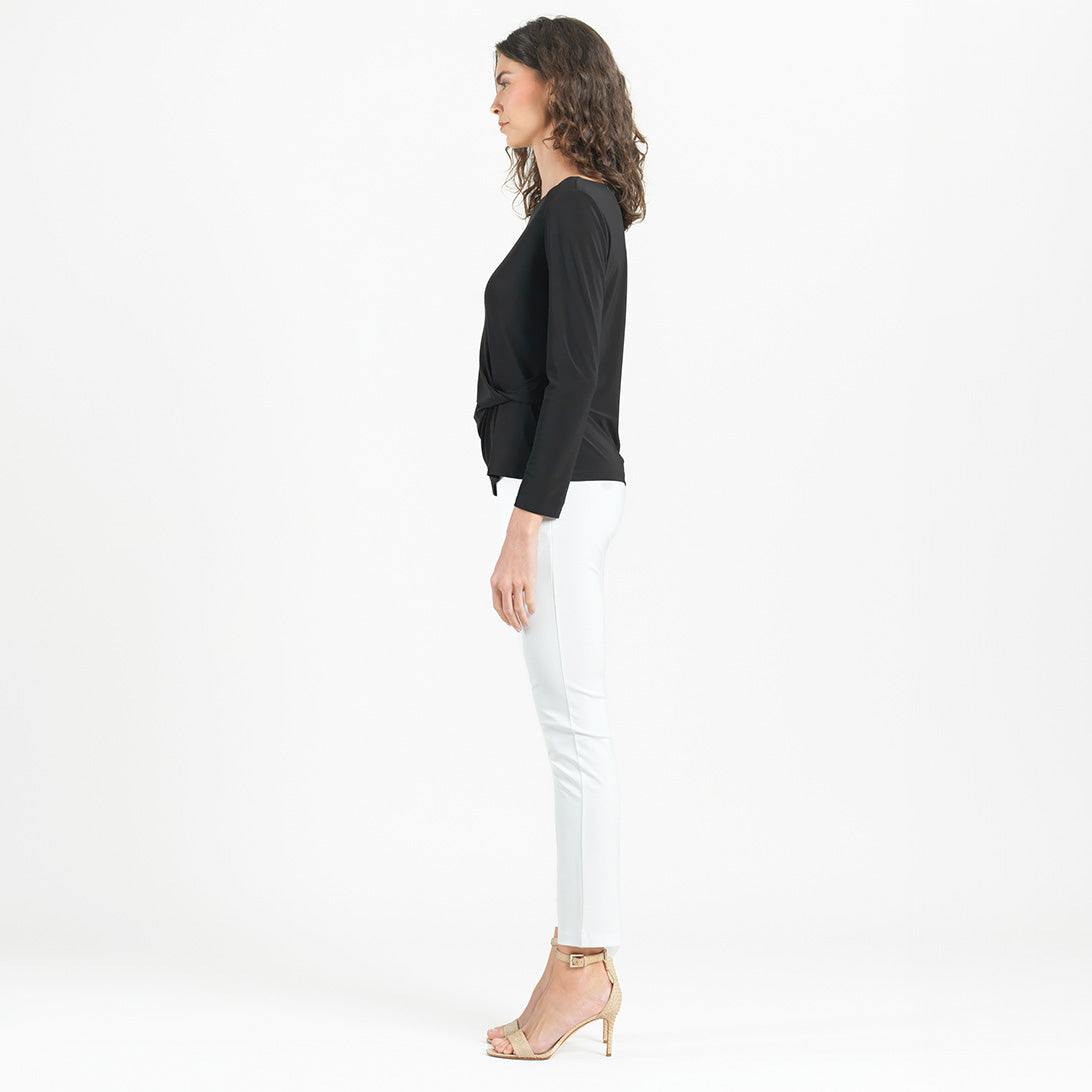 Clara Sunwoo Trending - Side Twist Top - Black