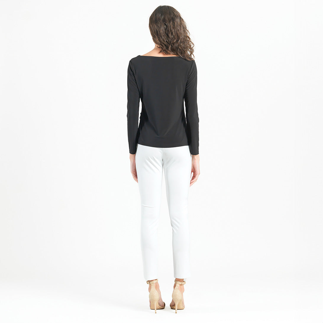 Clara Sunwoo Trending - Side Twist Top - Black