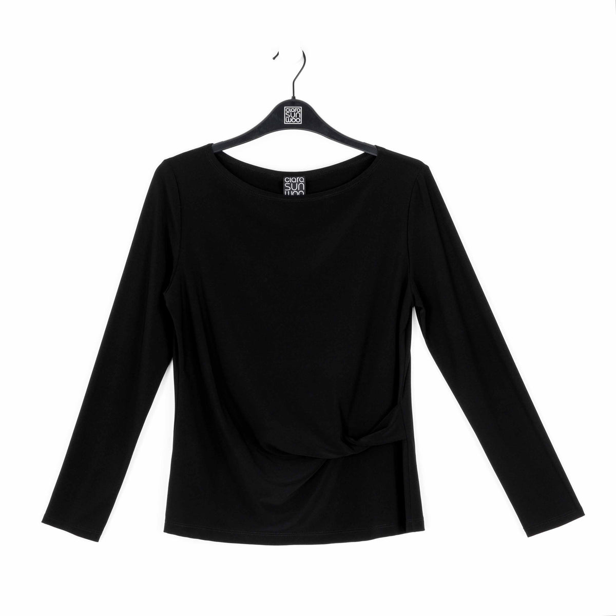 Clara Sunwoo Trending - Side Twist Top - Black