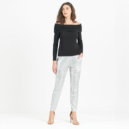 Clara Sunwoo Best Price - Ultra Cozy - Ruched Off-Shoulder Sweater Top - Black - Final Sale