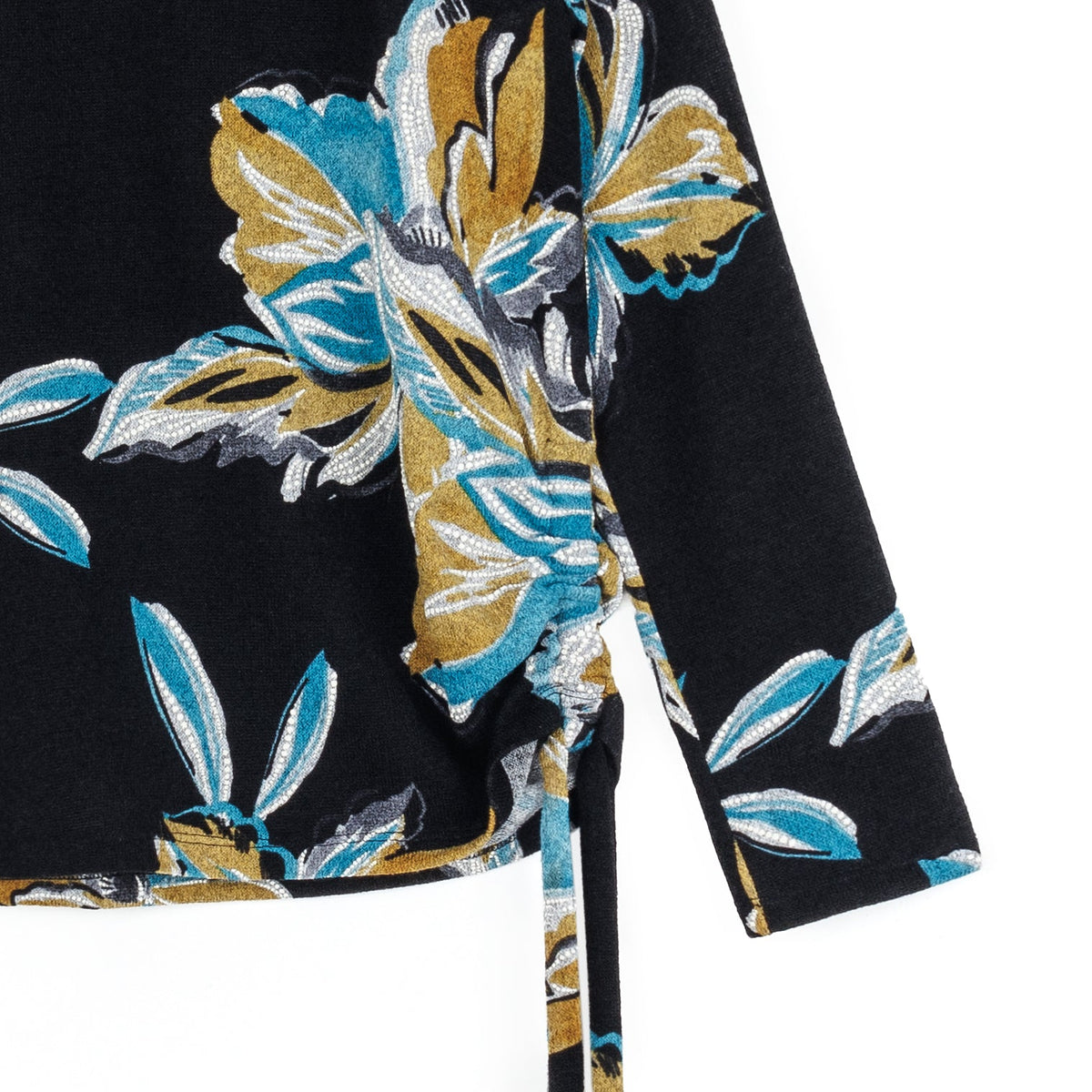 Clara Sunwoo Deals - Cozy Knit - Textured Side Pull-Tie Sweater Top - Butterfly Orchid - Final Sale