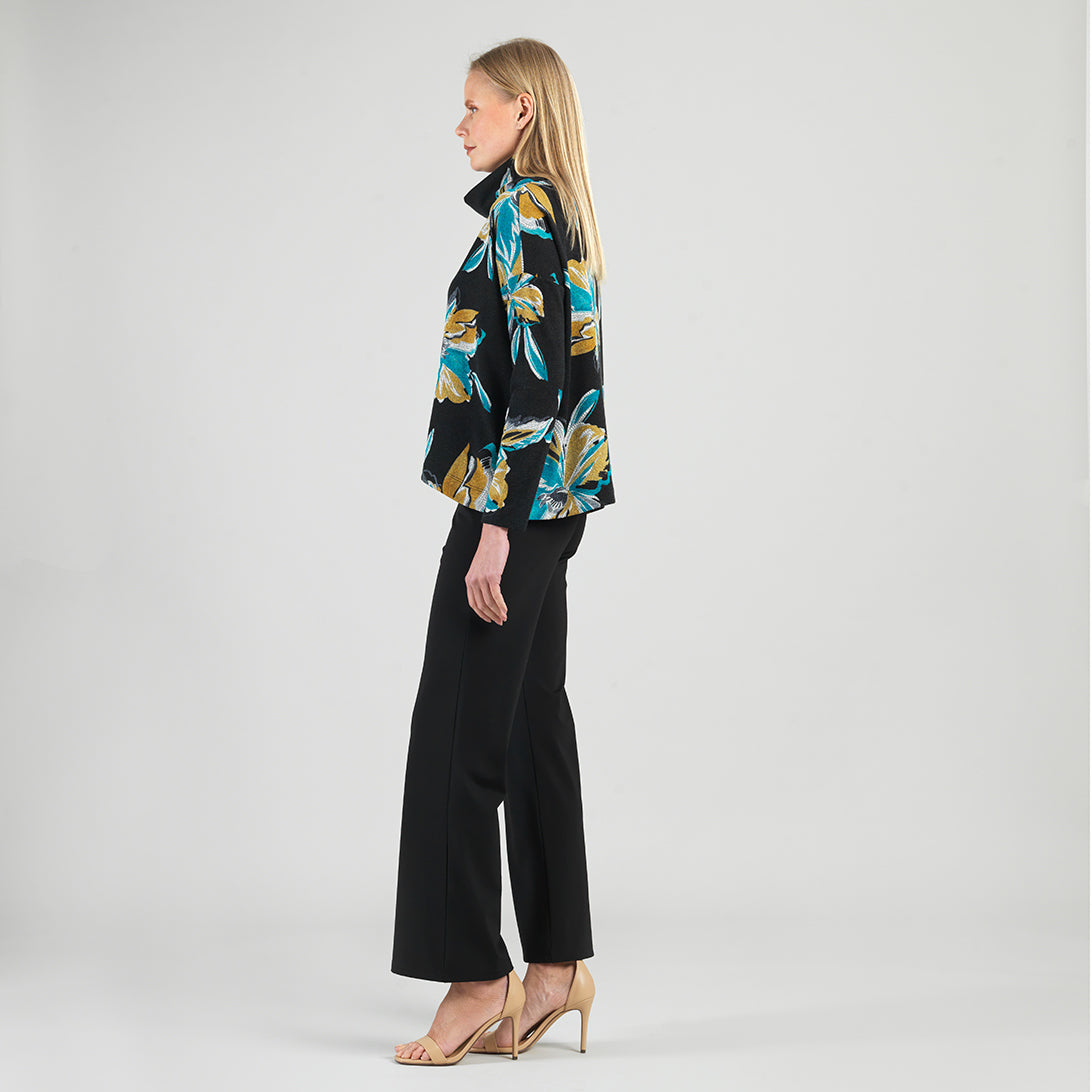 Clara Sunwoo Popular - Cozy Knit - Textured Tipped Hem Sweater - Butterfly Orchid - Final Sale