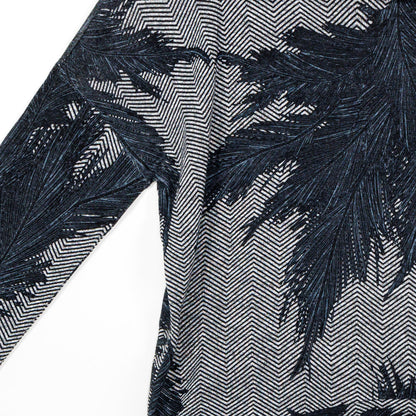 Clara Sunwoo Trending - Lightweight Cozy - Banded Hemline Sweater - Feather Leaf - Final Sale!
