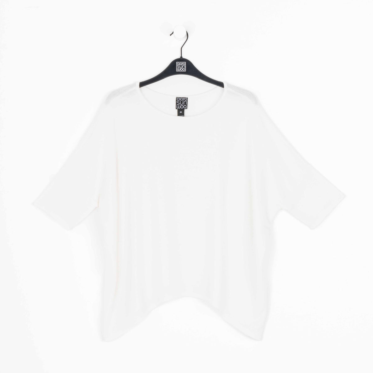 Clara Sunwoo Customer Favorite - Ultra Cozy - Side Tipped Sweater Top - Ivory - Final Sale!