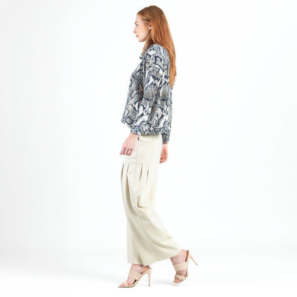 Clara Sunwoo Everyday - Cozy Texture - Tipped Hem Sweater - Python Scale - Final Sale!