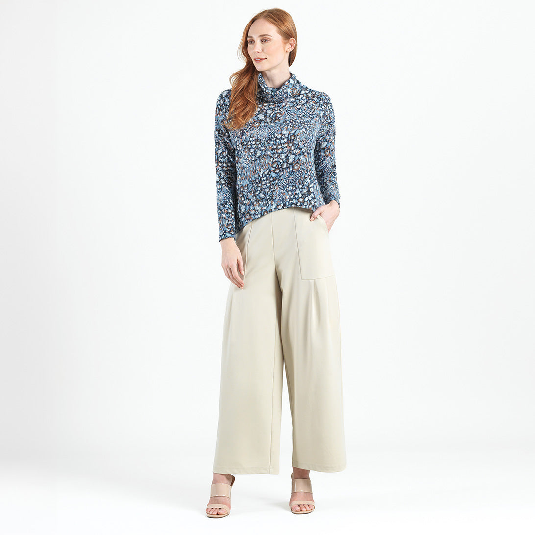 Clara Sunwoo Hot Sale - Cozy Texture - Textured Tipped Hem Sweater - Floral Puff - Final Sale!