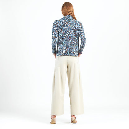 Clara Sunwoo Hot Sale - Cozy Texture - Textured Tipped Hem Sweater - Floral Puff - Final Sale!