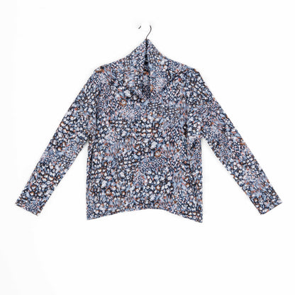 Clara Sunwoo Hot Sale - Cozy Texture - Textured Tipped Hem Sweater - Floral Puff - Final Sale!