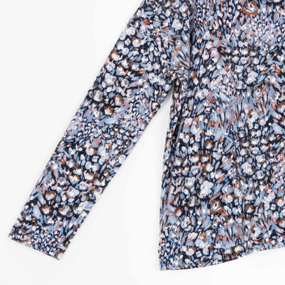 Clara Sunwoo Hot Sale - Cozy Texture - Textured Tipped Hem Sweater - Floral Puff - Final Sale!