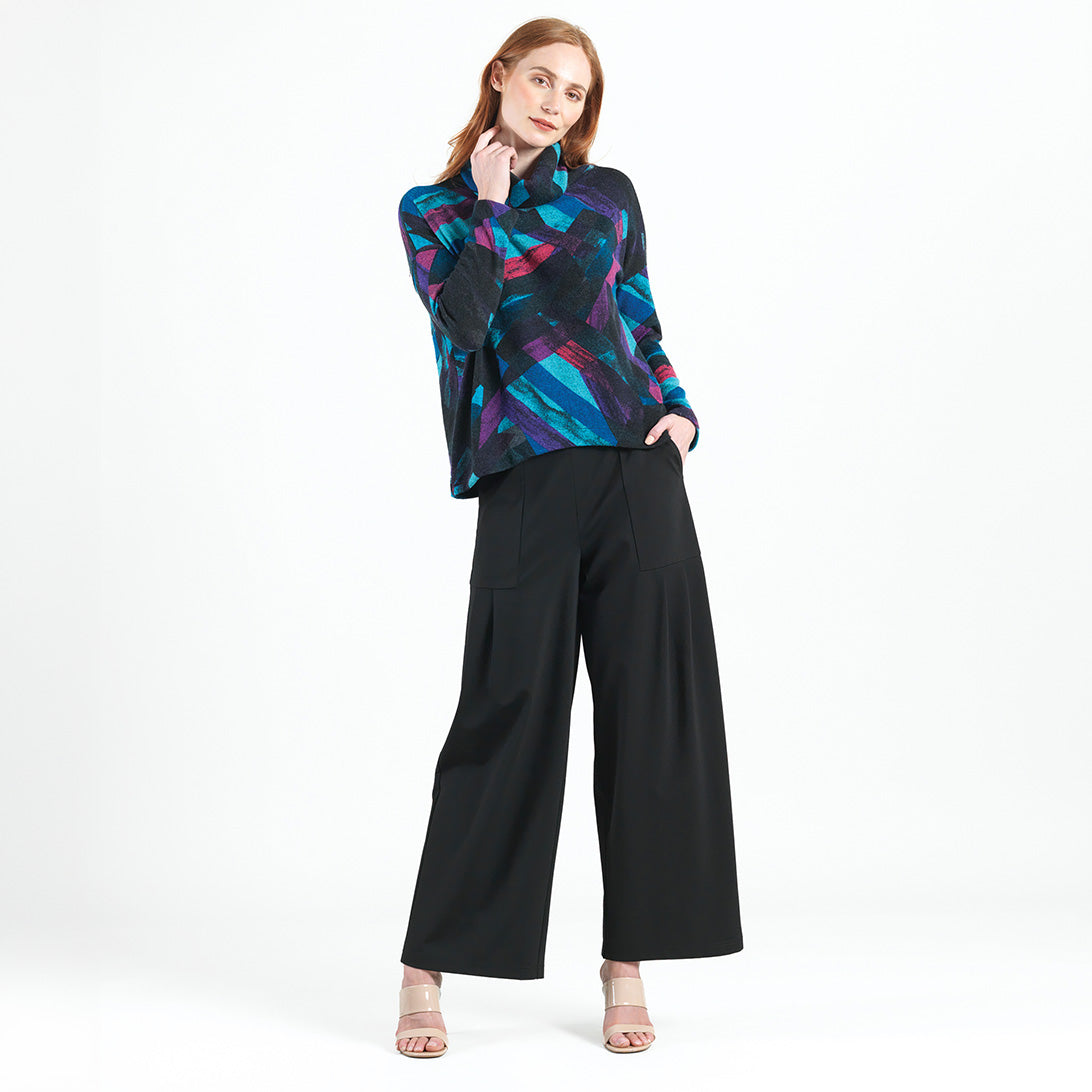 Clara Sunwoo Sale - Lightweight Cozy - Tipped Hem Sweater - Ribbon Stripe - Final Sale!