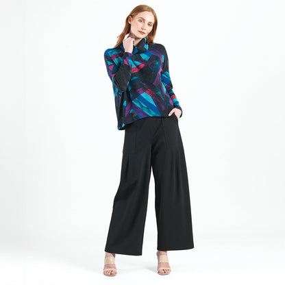 Clara Sunwoo Sale - Lightweight Cozy - Tipped Hem Sweater - Ribbon Stripe - Final Sale!