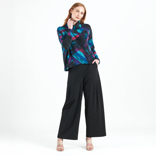 Clara Sunwoo Sale - Lightweight Cozy - Tipped Hem Sweater - Ribbon Stripe - Final Sale!