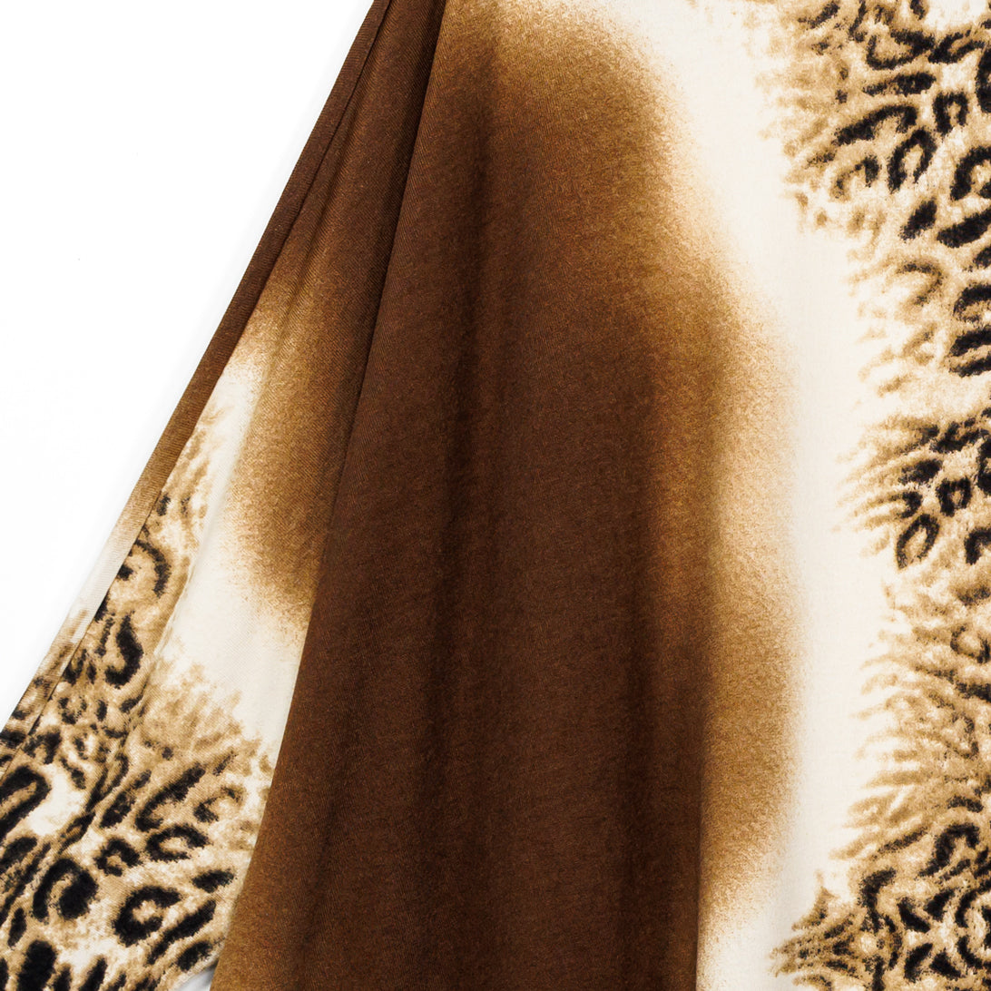 Clara Sunwoo Deals - Cozy Knit - Poncho Sleeve Sweater Tunic - Animal Ombré - Final Sale!
