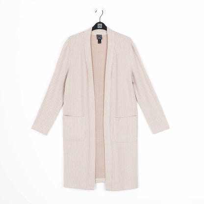 Clara Sunwoo Deals - Chunky Ribbed - Modern Pocket Sweater Cardigan - Sand - Final Sale!