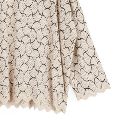 Clara Sunwoo Best Price - Crochet Knit - Scallop Hem Box Sweater Top - Fan Shell - Final Sale