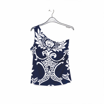 Clara Sunwoo Essential - One Shoulder Top - Paisley Leaf - Final Sale!