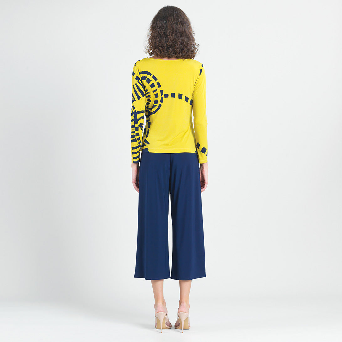 Clara Sunwoo Great Value - Side Tie Waist Top  - Track Line - Final Sale