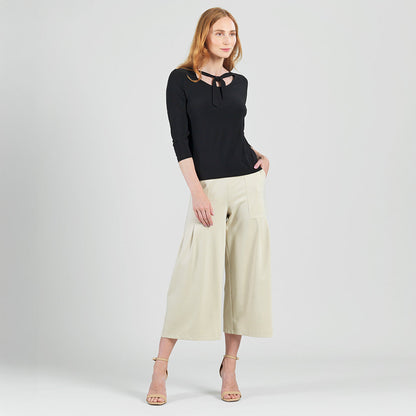 Clara Sunwoo Trending - Reversible Back Tie Top - Black - Final Sale