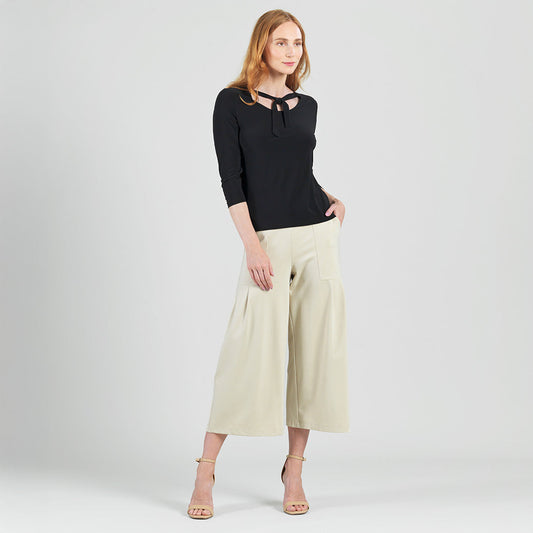 Clara Sunwoo Trending - Reversible Back Tie Top - Black - Final Sale