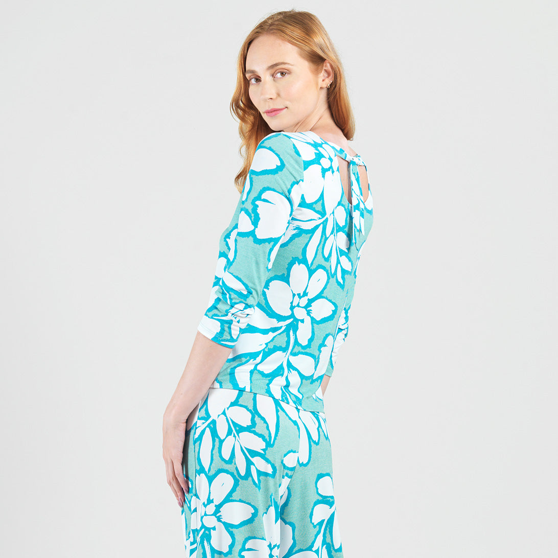 Clara Sunwoo Special Offer - Reversible Back Tie Top - Paradise Petal - Final Sale