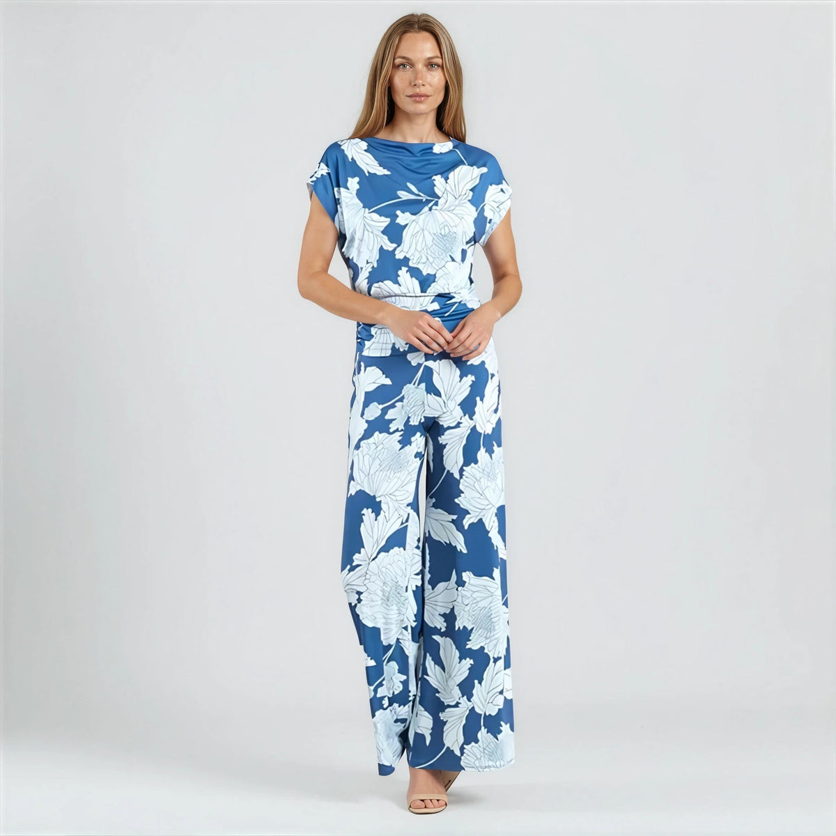 Clara Sunwoo Everyday - Butter Knit - Side Ruched Boat Neck Top - Mum Sketch - Final Sale