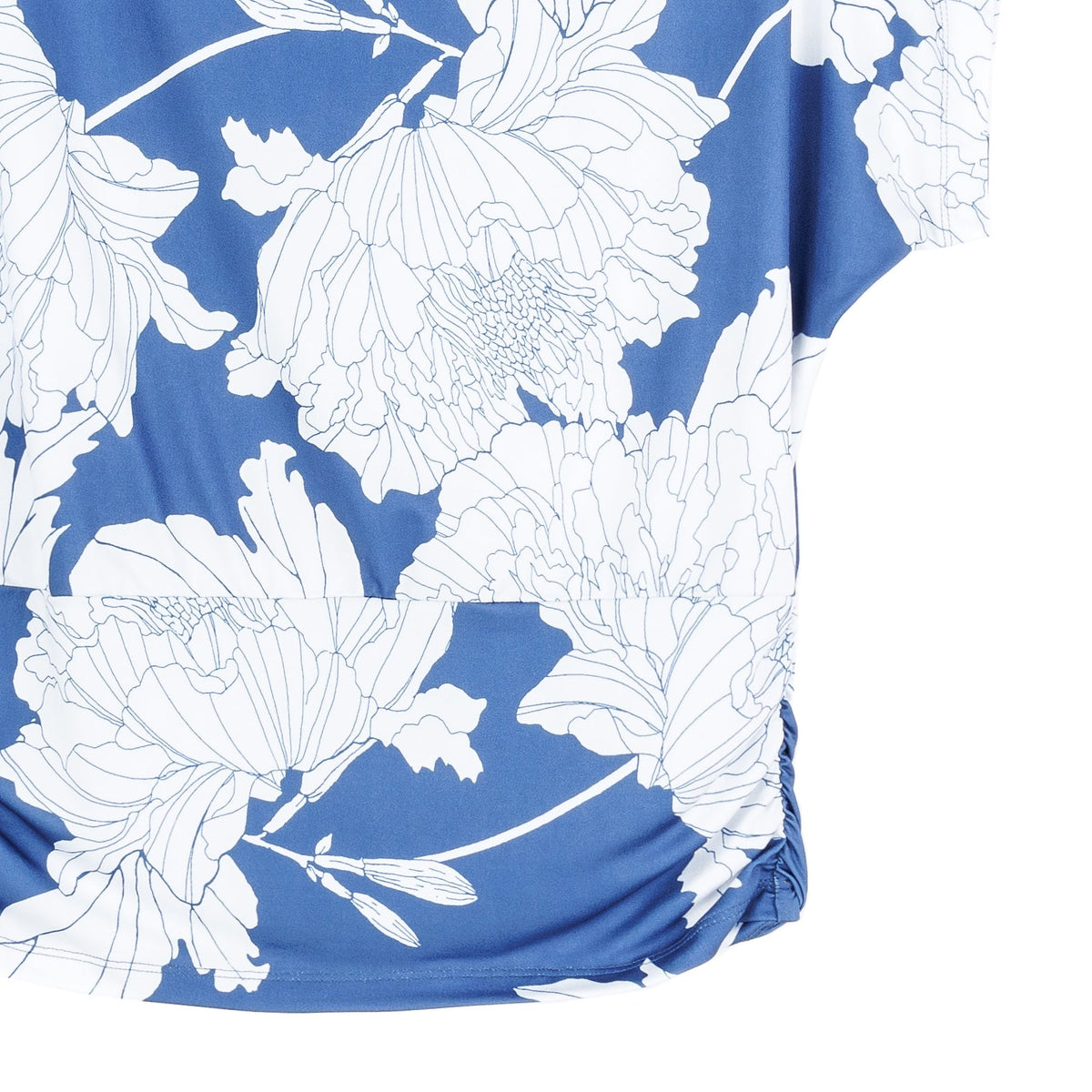 Clara Sunwoo Everyday - Butter Knit - Side Ruched Boat Neck Top - Mum Sketch - Final Sale
