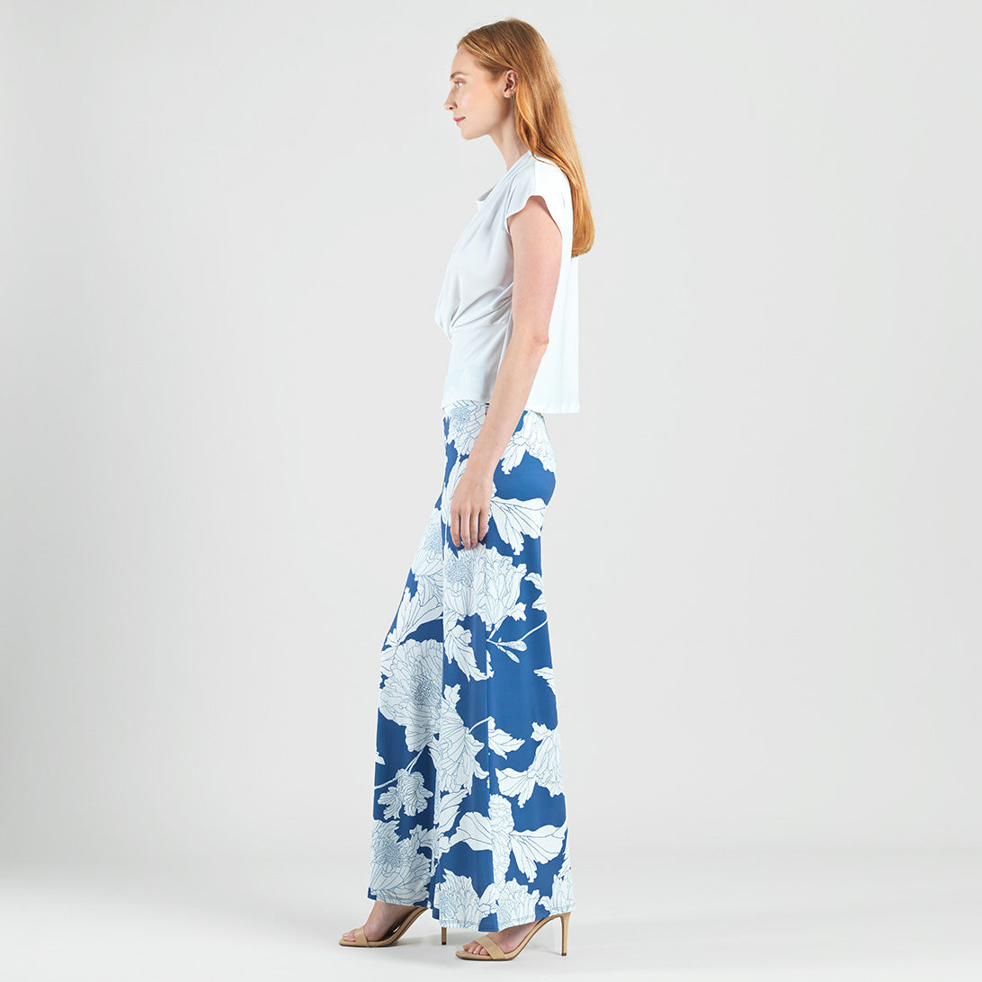 Clara Sunwoo Trending - Drape Neck Loop Front Top - White - Final Sale