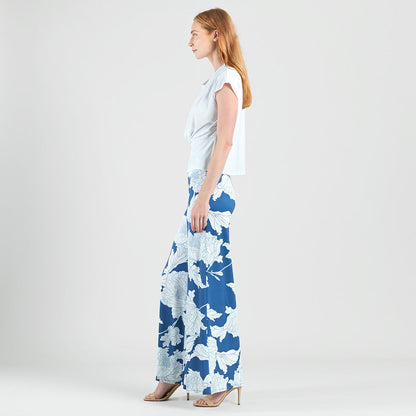 Clara Sunwoo Trending - Drape Neck Loop Front Top - White - Final Sale