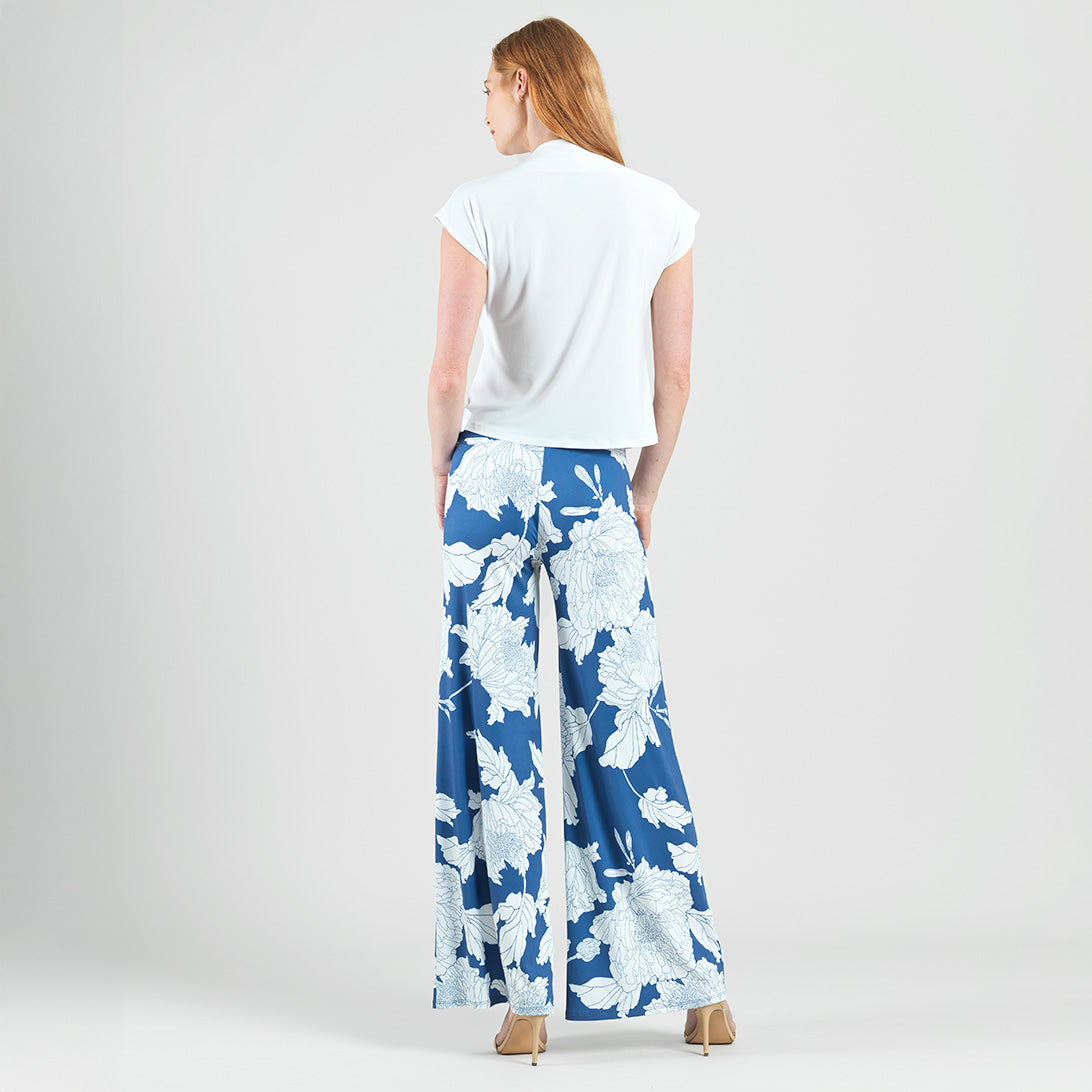Clara Sunwoo Trending - Drape Neck Loop Front Top - White - Final Sale