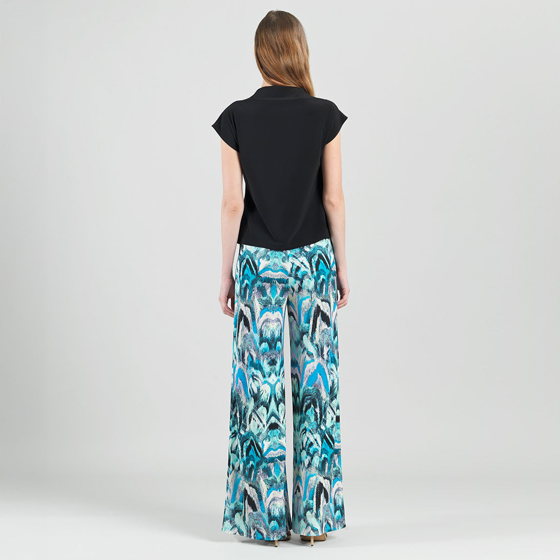 Clara Sunwoo Latest - Drape Neck Loop Front Top - Black - Final Sale