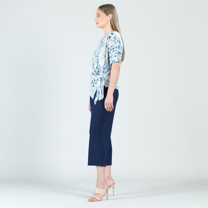 Clara Sunwoo Value - Textured Side Tie Wrap Top - Python - Final Sale!