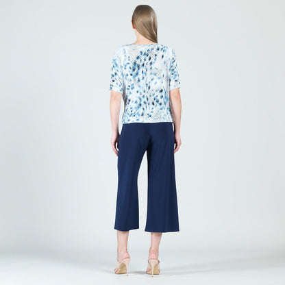 Clara Sunwoo Value - Textured Side Tie Wrap Top - Python - Final Sale!