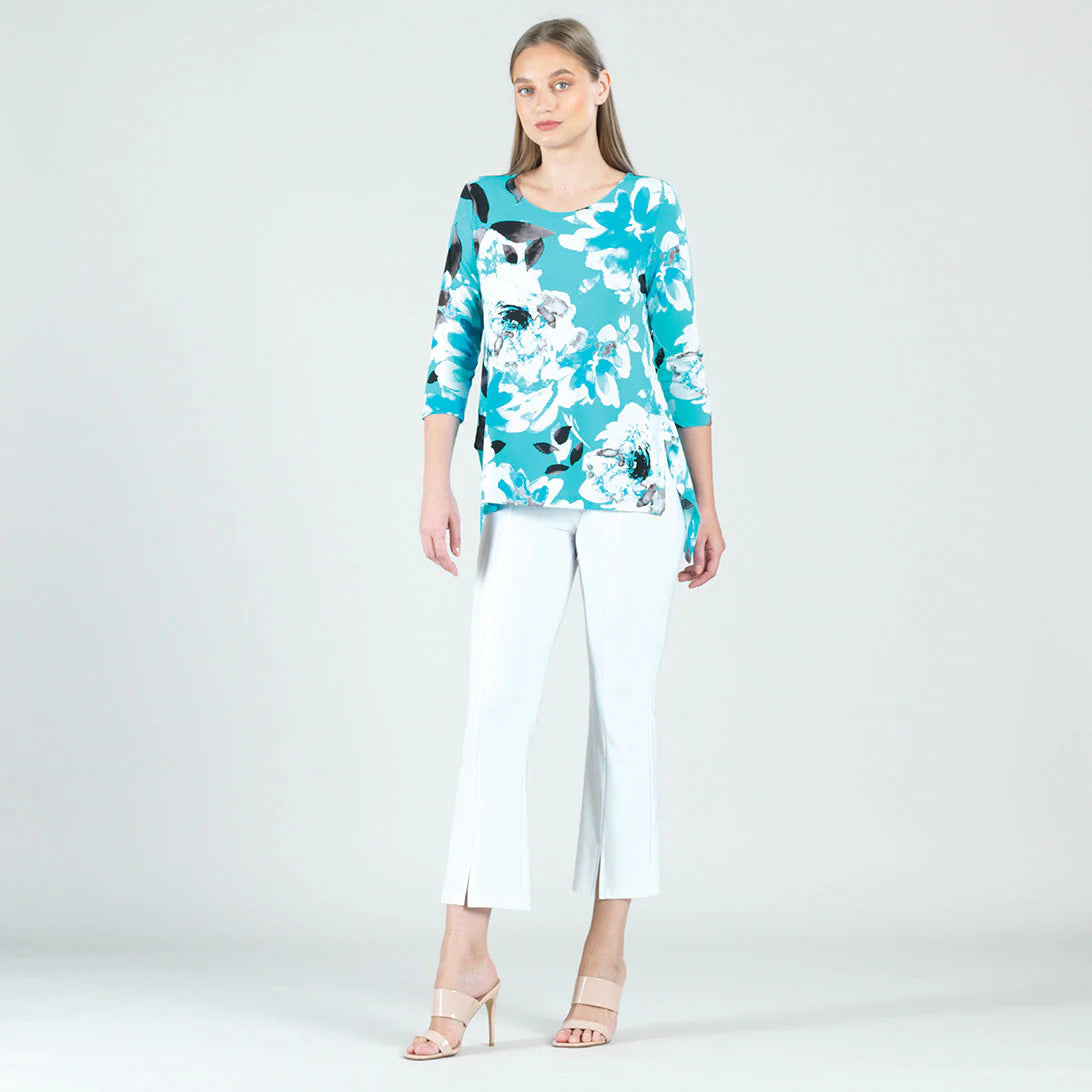 Clara Sunwoo Quality - Parachute Hem Tunic - Floral Petal - Final Sale!