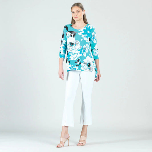 Clara Sunwoo Quality - Parachute Hem Tunic - Floral Petal - Final Sale!