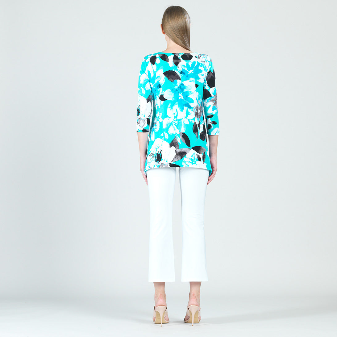 Clara Sunwoo Quality - Parachute Hem Tunic - Floral Petal - Final Sale!