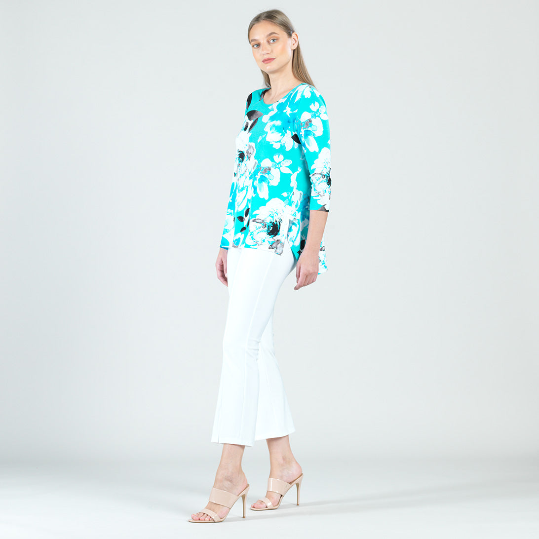 Clara Sunwoo Quality - Parachute Hem Tunic - Floral Petal - Final Sale!