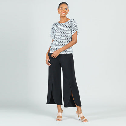 Clara Sunwoo Deals - Butter Knit - Flutter Sleeve Top - Fan Motif - Final Sale!